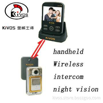 3.5inch LCD wireless door peephole viewer intercom clear image
